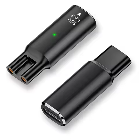 2 Pack 15V Type-C HQ8505 Charger Adapter, USB-C Charging Converter for Philips Norelco HQ8505 7000 5