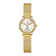 OLEVS 5643 Quartz Fashion Women Watch Gift Round-dial Stainless Steel Watchband Wristwatch