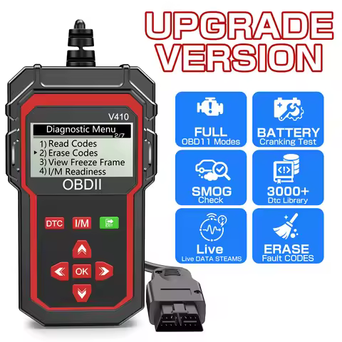 Car Diagnostic Tools ELM 327 OBD2 Scanner OBDII EOBD Read/Clear Fault Code V410 OBD2 Code Reader Aut