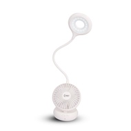 COMET CT176 4W rechargeable led desk lamp and 4W rechargeable fan, total capacity 8W