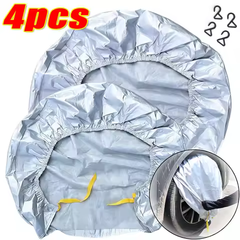 2-4pcs Car Tires Storage Bag Wheel Tire Covers Case Vehicle Wheel Protector For Caravans Truck Car C