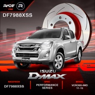 จานเบรคคู่หน้า TRW 1 คู่ ISUZU ALL NEW D-MAX 4WD / V-CROSS 4WD ตัวสูง / MU-X 4WD ปี 12-21 / New CO