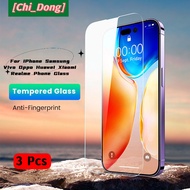 3 PCS Full coverage Tempered Glass for VIVO V2026 V2029 V2027 V2053 V2116 V2032 V2033 V2037 V2038 V2