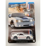 Hot Wheels Silver Series + Protector : 60 YEARS MUSTANG '84 Ford Mustang SV0 1/5