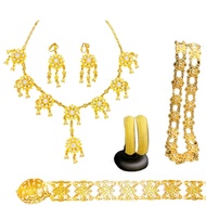 Vintage Jewelry Thai Gold Set