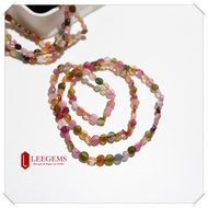 EXTREMELY UNIQUE FLAT BEAD TOURMALINE WATERMELON BRACELET CHAIN SIZE 03 LI FOR WOMEN IN ALL MEMBERS