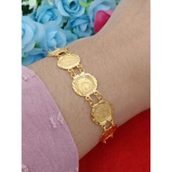 rantai tangan dinar/coin emas 916 tulen