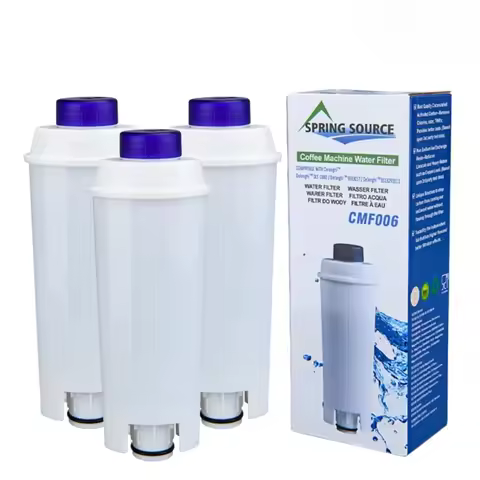 CMF006 Coffee Water Filter for DeLonghi DLSC002 SER3017 ECAM ESAM ETAM Series Compatible with 551329