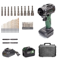 🔥มีสต็อก🔥Tanzu TZ-S-80 MT-21V 80NM มอเตอร์ไร้แปรงถ่าน ไขควงไร้สาย สว่านไร้สาย พร้อมชุดเครื่องมือ​ คอ