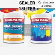 Bina Paint 18Liter Sealer/alas-putih/cat lapisan awal sebelum cat warna