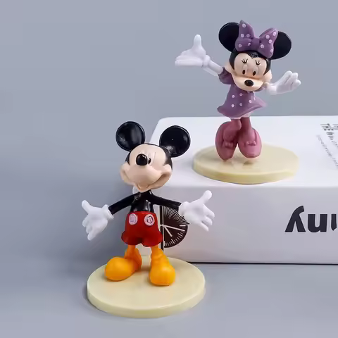 2026 New Disney Mickey Mouse Clubhouse Figurine Set - Mickey Minnie Goofy Pluto Donald Duck Model Do