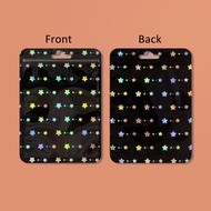 100pcs Plastik Ziplock Star Fancy Plastik Ziplock Hologram Jewelry Packaging Bags
