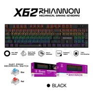 NUBWO X62 คีย์บอร์ด คีย์บอร์ดเกมมิ่ง Keyboard Gaming คีย์บอร์ดแมคคานิคอล Blue Switch ประกันศูนย์ Bi