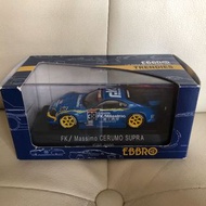 EBBRO 1:43 DIE-CAST MODEL【FK/MASSIMO 富士興産  CERUMO SUPRA JGTC 2000】紙盒舊介意勿投 購自日本