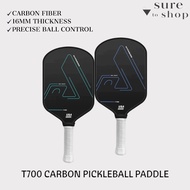 Set Raket Pickleball T700 T700 Pickleball Paddle Carbon Fiber Matte Textured 16mm Pickleball Paddle 