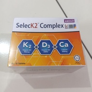 Brego Selec K2 Complex K2 D3 Calcium Contains 60 Tablets