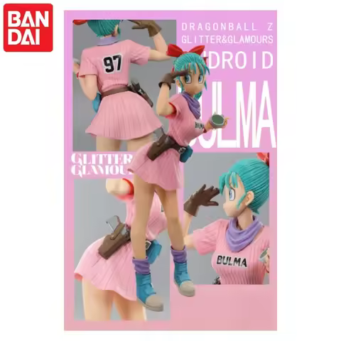 In Stock! 100%Original Bandai BANPRESTO Dragon Ball Glitter&Glamours Bulma III Anime Figures Models 