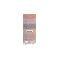 Acne Studios Mohair Check Scarf Fuchsia Lilac Pink Unused