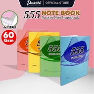 Desklife Captain 555 A7 Notebook Pocket Size Buku Nota Kecil 70gsm -(1s/PCS) 555 Note Book Mini Note