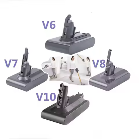 8000mAh for Dyson V6 V7 V8 V10 Rechargeable Bateria SV10 SV11 SV12 SV09 Vacuum Cleaner Battery DC58 