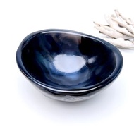 暮藍。擺件 療癒 消磁 淨化 l 瑪瑙碗 全拋有原皮 送碎石 l