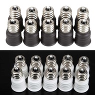 Adapter E12 to E14 Screw Type Lamp Holder Bulb Converter Bulb Converter Bulb Base Adapter Household