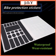 J.O.Y Bicycle anti-scratch protective film Prevent rust mountain road bike chain protection sticker front fork folding frame wire tube sticker bike accessories #173