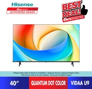 Hisense 43" Full HD Smart TV 43A4Q / 40" QLED 40Q5S