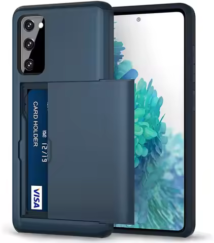 Wallet Credit Card Holder for Samsung Galaxy S20 FE, ID Slot Case, S20 Lite Cover, Coque Funda Bumpe