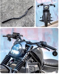 แฮนด์อลูมีเนียมแต่ง Diablo ทรงปีกนก For Rebel 300&500