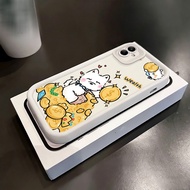 Casing hp for Samsung Galaxy A04 A04E A04s M04 F04 M13 5G Case Cartoon Cat Gold Stack Rich Case Fall