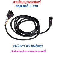 6-pin Control Box Cable pin Spare Parts For Electric Bicycles Length 160 Cm Connected To TF100 AX-BH