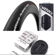 ยางนอกเสือหมอบ Vittoria Rubino Pro 700x25c Graphene 2.0 ยางขอบพับ ซื้อยางนอก 1 เส้น แถม ยางใน Vittoria 1 เส้น จุกลมยาว 48 หรือ 60 mm Foldable tire for road bike * special promotion buy one Tire get one Inner Tube for free *