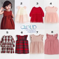 Genuine HM UK/JP/US princess dress sizes from 4-6m to 3-4y