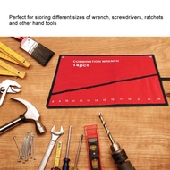 HL Tool Roll Wrench Organizer Tool Roll Organizer Tool Pouch for Carpenter