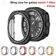 PC Case Cover For Galaxy Watch 9 8 7 Ultra 2024 2025 2026 No Screen Diamond Hard PC Protective Case 