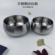 316 Stainless Steel Eating Bowl Soup Bowl Thickened Three-Layer Steel Noodle Salad Bowl Heating Cold Noodle Bowl Steel Rice Bowl