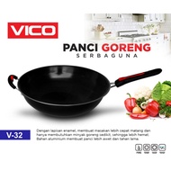 Vico V-32 Non-Stick ENAMEL Pan/Frying Pan WOK Multipurpose Frying Pan V-32