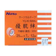 Nitto 日東 優肌絆不織布透氣膠帶 3252-TW-12 25mm x 7m 12個