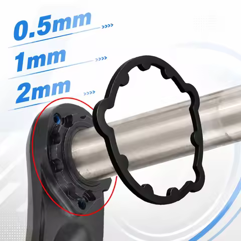Crank Washer 0.5mm 2mm 1mm Offset For Sram Nx Sx 3 Bolt Chainring Thick Metal Aluminum Alloy Washer 