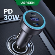 UGREEN Car Charger PD30W USB C Fast Charger for iPhone 16 Pro Max 15 Fast Charging for Mobile Phone 