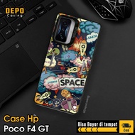 Case hp poco F4 GT Depo Casing [AST2] Premium Case So Cool Hologram Matte Soft Case Hybrid IMD