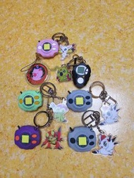 711數碼寶貝數碼暴龍機造型鎖匙扣