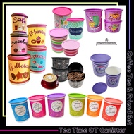 Tea Time • Coffee n Friend • One Touch / OT Canister * Indo - Import (Jar) Tupwr