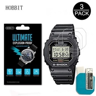 3PACK Nano Explosion-proof Screen Protector For Casio DW5600 DW5610 Sport Watch HD Clear Anti-Scratc
