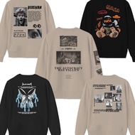 Serba 79LK7 Sweatshirt Crewneck AutoCracy Cream Full Label l Sweater Beige North South East South Ea