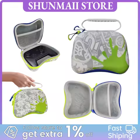 EVA Carrying Case Storage Bag Anti-Scratch Travel Carrying Case Built-In Elastic Band for NS Switch 