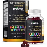 Testosterone Booster plement for Men Gummies [Fast-Max Absorption],10x Strength Masculinity Boost, T