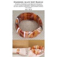 Nanhong Agate Soft Bangle