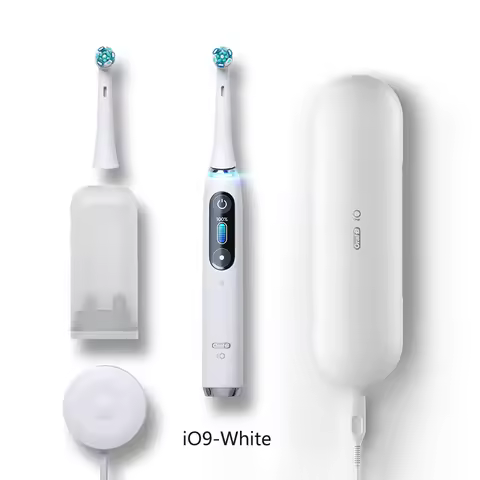 Oral B iO8 iO9 Smart Pressure Sensor Electric Toothbrush 7Modes Selection APPDetectable Includes Cha
